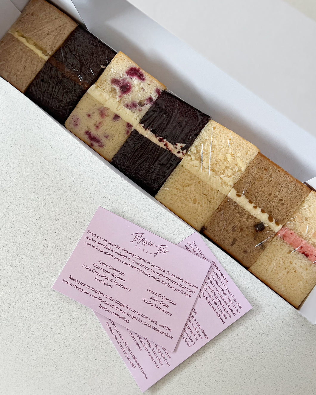 Wedding Cake Tasting Box - Pre Order 24th & 25th August